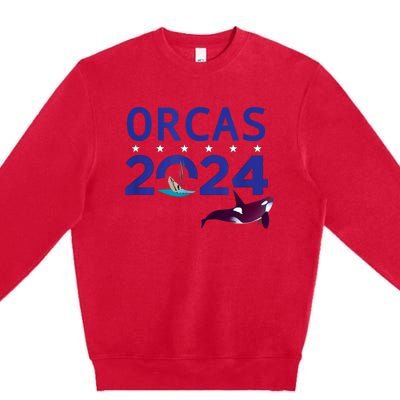 Orcas 2024 Premium Crewneck Sweatshirt