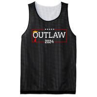 Outlaw 2024 President Trump 2024 Election Take America Back Mesh Reversible Basketball Jersey Tank