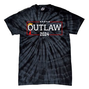 Outlaw 2024 President Trump 2024 Election Take America Back Tie-Dye T-Shirt