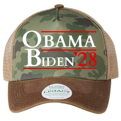 Obama 28 - Retro Campaign Obama Biden Legacy Tie Dye Trucker Hat