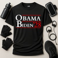 Obama 28 - Retro Campaign Obama Biden Cooling Performance Crew T-Shirt