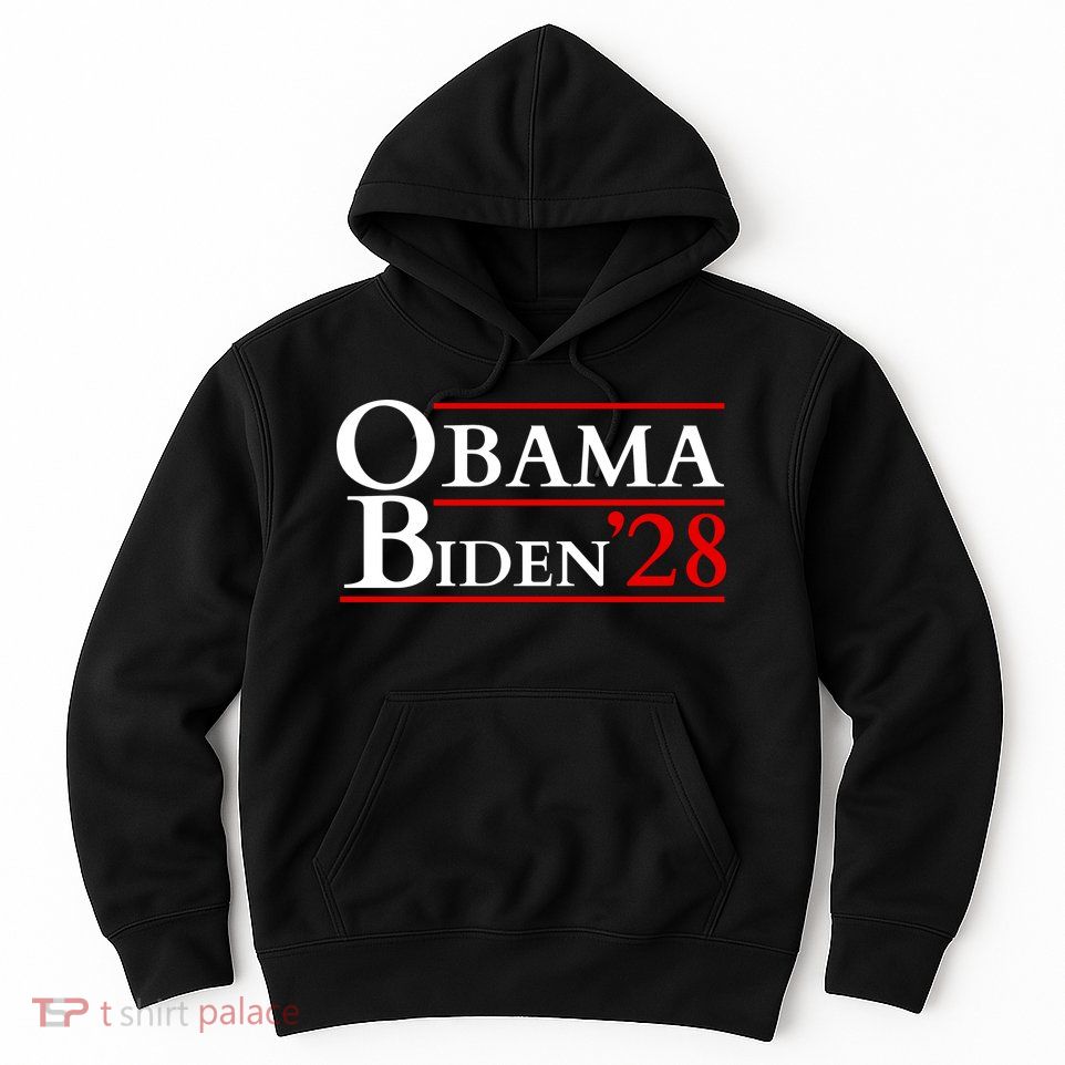 Obama 28 - Retro Campaign Obama Biden Hoodie