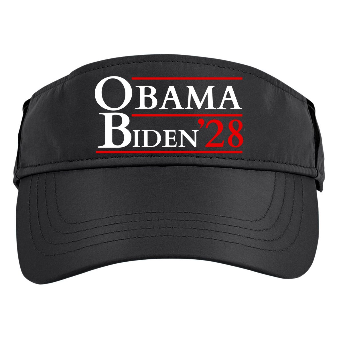 Obama 28 - Retro Campaign Obama Biden Adult Drive Performance Visor