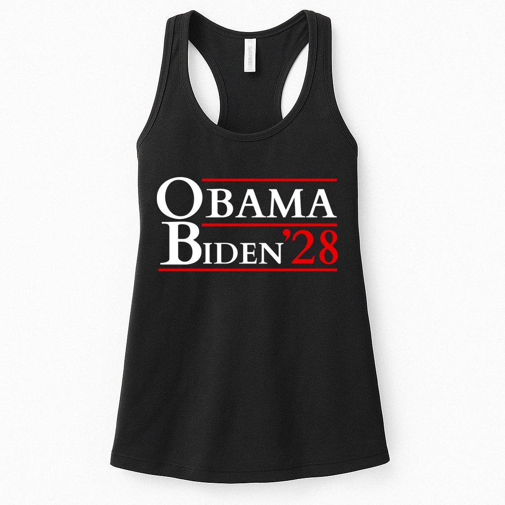 Obama 28 - Retro Campaign Obama Biden Womens Tank Top
