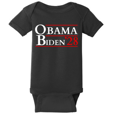 Obama 28 - Retro Campaign Obama Biden Baby Bodysuit