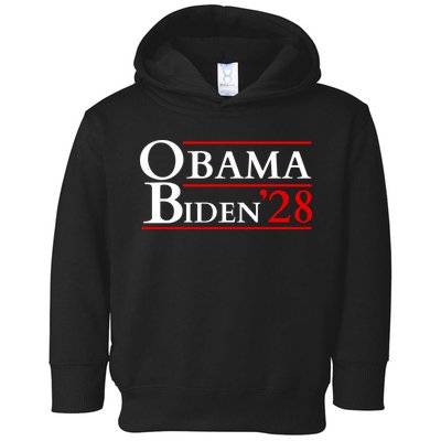 Obama 28 - Retro Campaign Obama Biden Toddler Hoodie