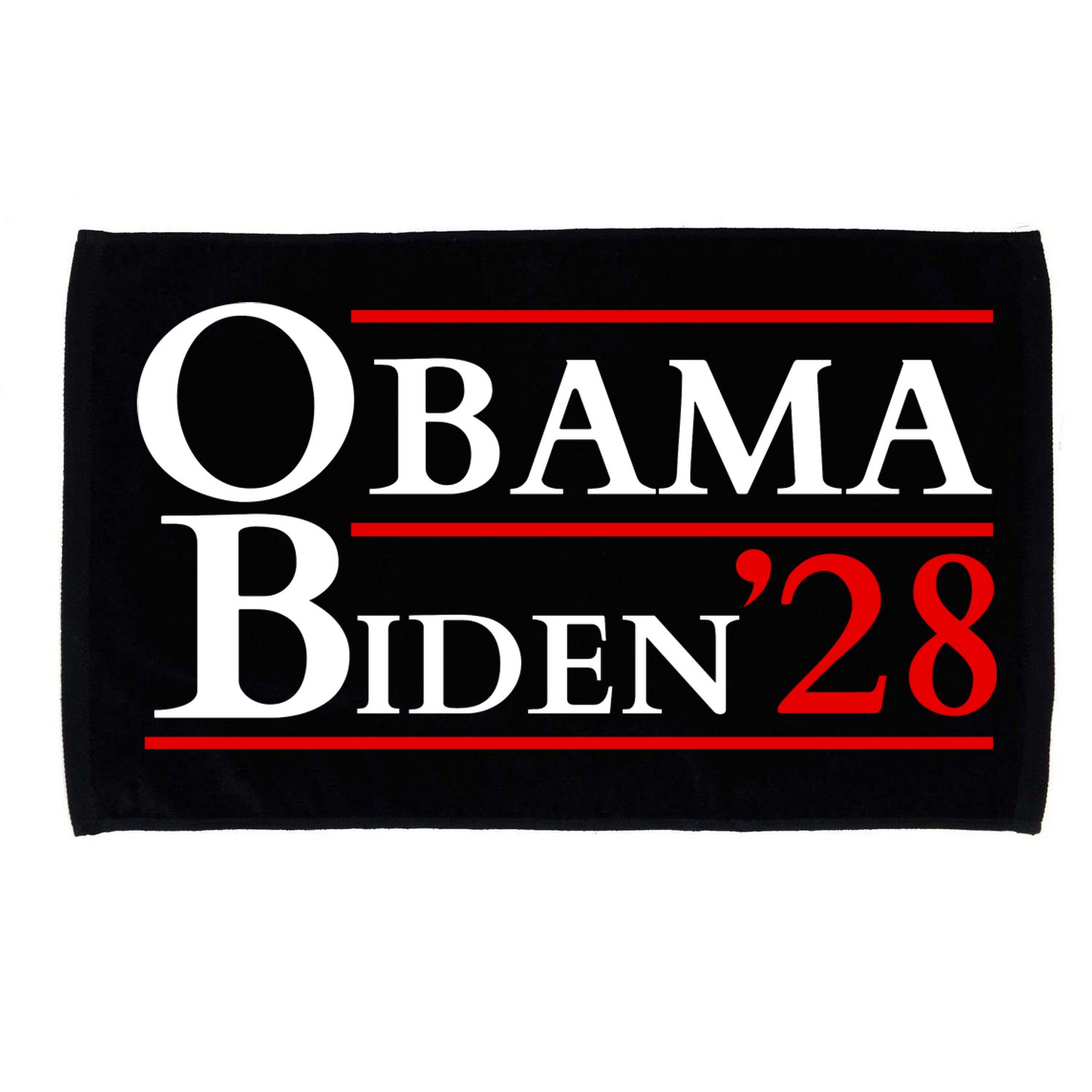 Obama 28 - Retro Campaign Obama Biden Microfiber Hand Towel