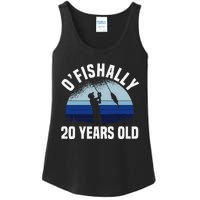 Ofishally 20 Years Old Fisherman 20th Birthday Fishing Ladies Essential Tank