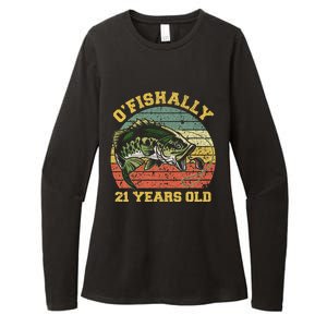 OFishally 21 Years Old Fishing Birthday Theme Party 21st Womens CVC Long Sleeve Shirt