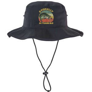 OFishally 24 Years Old Fishing Birthday Theme Party 24th Legacy Cool Fit Booney Bucket Hat