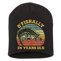 OFishally 24 Years Old Fishing Birthday Theme Party 24th Short Acrylic Beanie