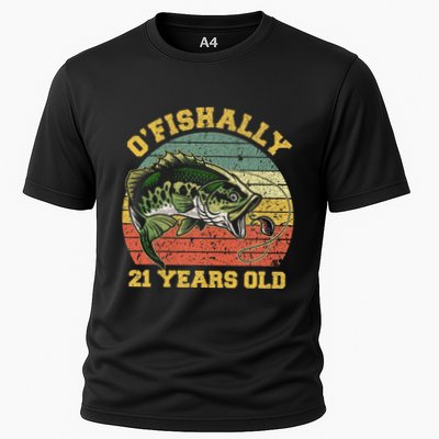 OFishally 21 Years Old Fishing Birthday Theme Party 21st Performance Shirt