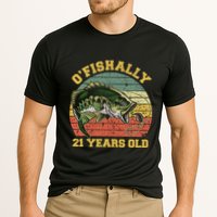 OFishally 21 Years Old Fishing Birthday Theme Party 21st Cooling Performance Crew T-Shirt