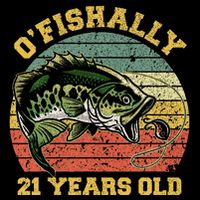 OFishally 21 Years Old Fishing Birthday Theme Party 21st 16 in Basic Backpack