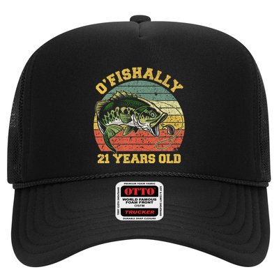 OFishally 21 Years Old Fishing Birthday Theme Party 21st Trucker Hat