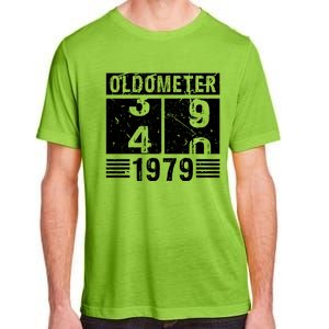 Oldometer 39/40 1979 40th Birthday Funny Gift Adult ChromaSoft Performance T-Shirt