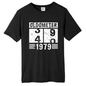 Oldometer 39/40 1979 40th Birthday Funny Gift Tall Fusion ChromaSoft Performance T-Shirt