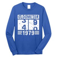 Oldometer 39/40 1979 40th Birthday Funny Gift Long Sleeve Shirt