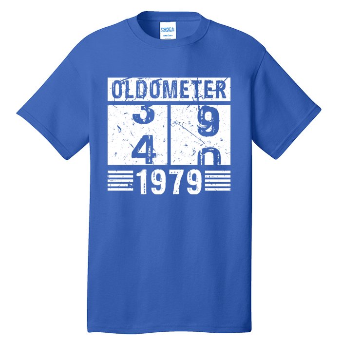 Oldometer 39/40 1979 40th Birthday Funny Gift Tall T-Shirt