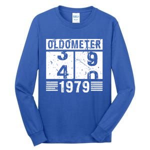 Oldometer 39/40 1979 40th Birthday Funny Gift Tall Long Sleeve T-Shirt