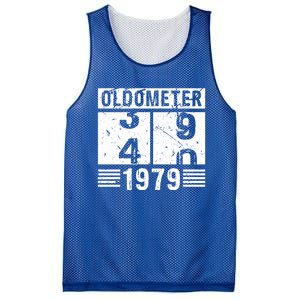 Oldometer 39/40 1979 40th Birthday Funny Gift Mesh Reversible Basketball Jersey Tank