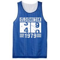 Oldometer 39/40 1979 40th Birthday Funny Gift Mesh Reversible Basketball Jersey Tank