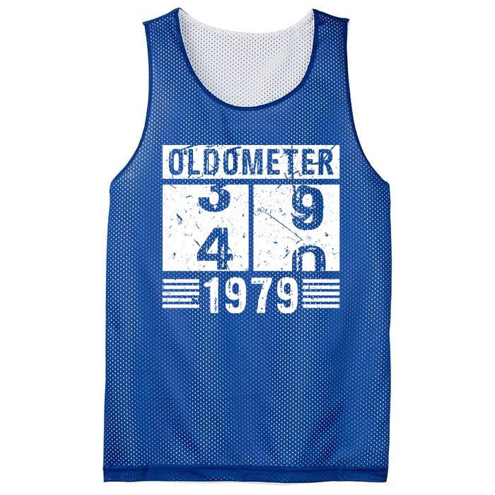 Oldometer 39/40 1979 40th Birthday Funny Gift Mesh Reversible Basketball Jersey Tank