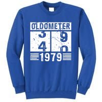 Oldometer 39/40 1979 40th Birthday Funny Gift Tall Sweatshirt