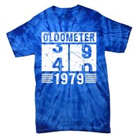 Oldometer 39/40 1979 40th Birthday Funny Gift Tie-Dye T-Shirt