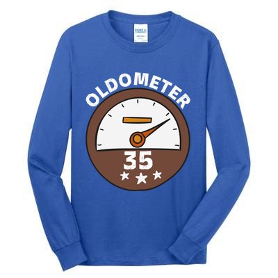 Oldometer 35 Gift Tall Long Sleeve T-Shirt