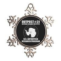 Outpost 31 US Antarctica Research Program Metallic Star Ornament