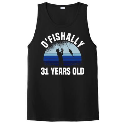 Ofishally 31 Years Old Fisherman 31st Birthday Fishing PosiCharge Competitor Tank