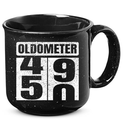 Oldometer 4950s 50th Birthday Tees Funny Gifts Idea 15oz Campfire Ceramic Mug