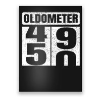 Oldometer 4950s 50th Birthday Tees Funny Gifts Idea Poster