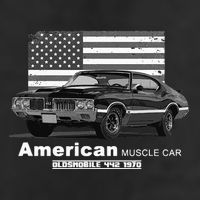 Oldsmobile 442 American Muscle Car 60s 70s Old Is Gold Adult Drive Performance Visor