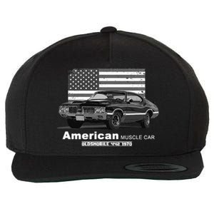 Oldsmobile 442 American Muscle Car 60s 70s Old Is Gold Wool Snapback Cap