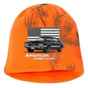 Oldsmobile 442 American Muscle Car 60s 70s Old Is Gold Kati - Camo Knit Beanie