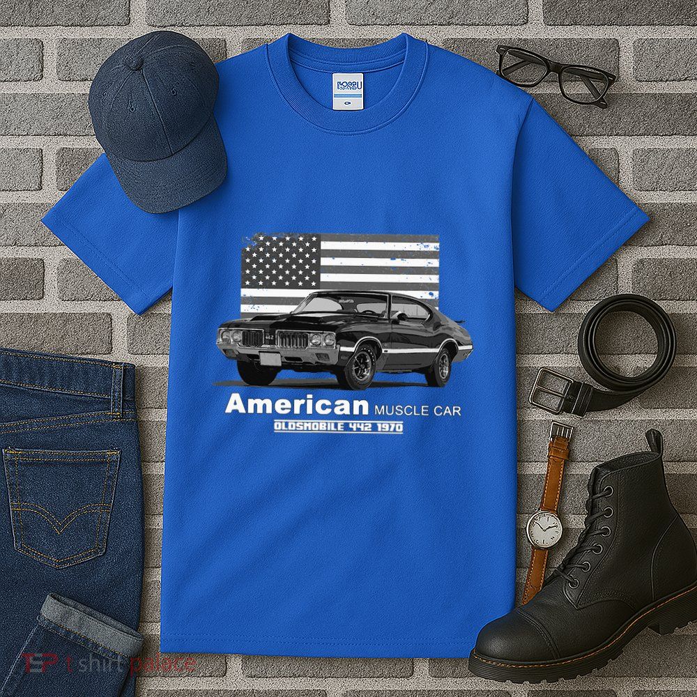 Oldsmobile 442 American Muscle Car 60s 70s Old Is Gold Tall T-Shirt
