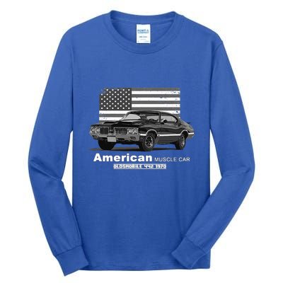 Oldsmobile 442 American Muscle Car 60s 70s Old Is Gold Tall Long Sleeve T-Shirt