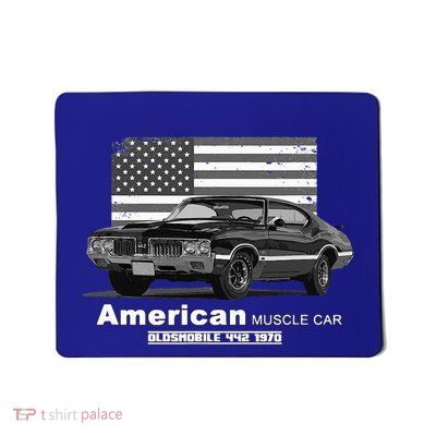 Oldsmobile 442 American Muscle Car 60s 70s Old Is Gold Mousepad