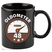 Oldometer 48 Gift 11oz C Handle Ceramic Mug