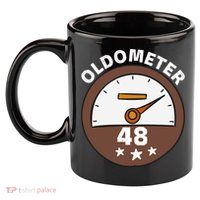 Oldometer 48 Gift 11oz C Handle Ceramic Mug