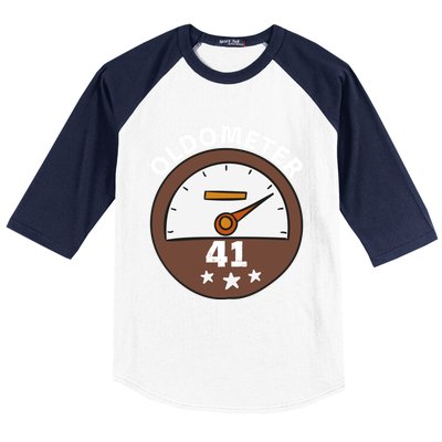 Oldometer 41 Gift Baseball Sleeve Shirt