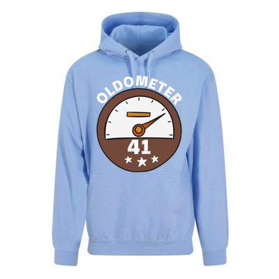 Oldometer 41 Gift Unisex Surf Hoodie