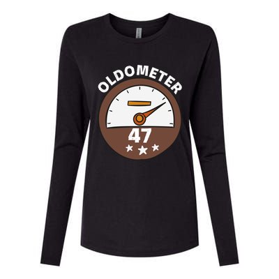 Oldometer 47 Meaningful Gift Womens Cotton Relaxed Long Sleeve T-Shirt