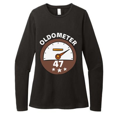 Oldometer 47 Meaningful Gift Womens CVC Long Sleeve Shirt