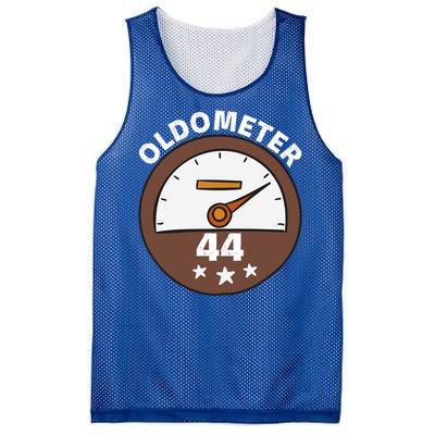 Oldometer 44 Meaningful Gift Mesh Reversible Basketball Jersey Tank