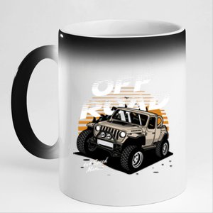 Offroad 4x4 Speed Iac Outdoor Mud Truck Gift 11oz Black Color Changing Mug