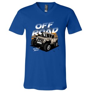 Offroad 4x4 Speed Iac Outdoor Mud Truck Gift V-Neck T-Shirt