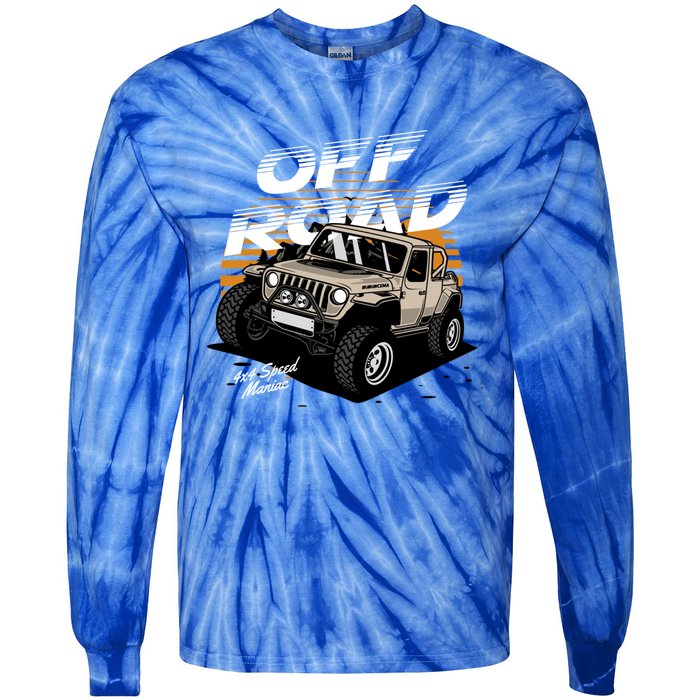 Offroad 4x4 Speed Iac Outdoor Mud Truck Gift Tie-Dye Long Sleeve Shirt